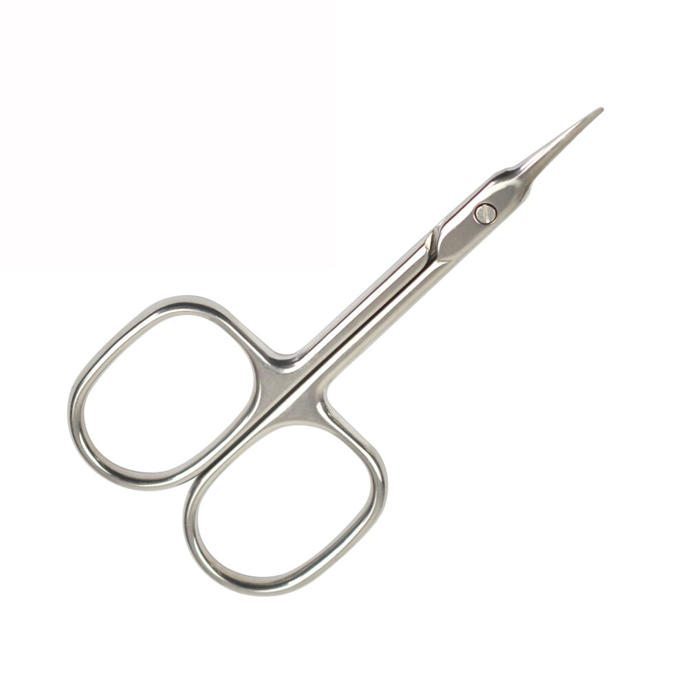Stainless Steel Nail and Cuticle Scissors with Precise Curved Blades for Professional Manicure