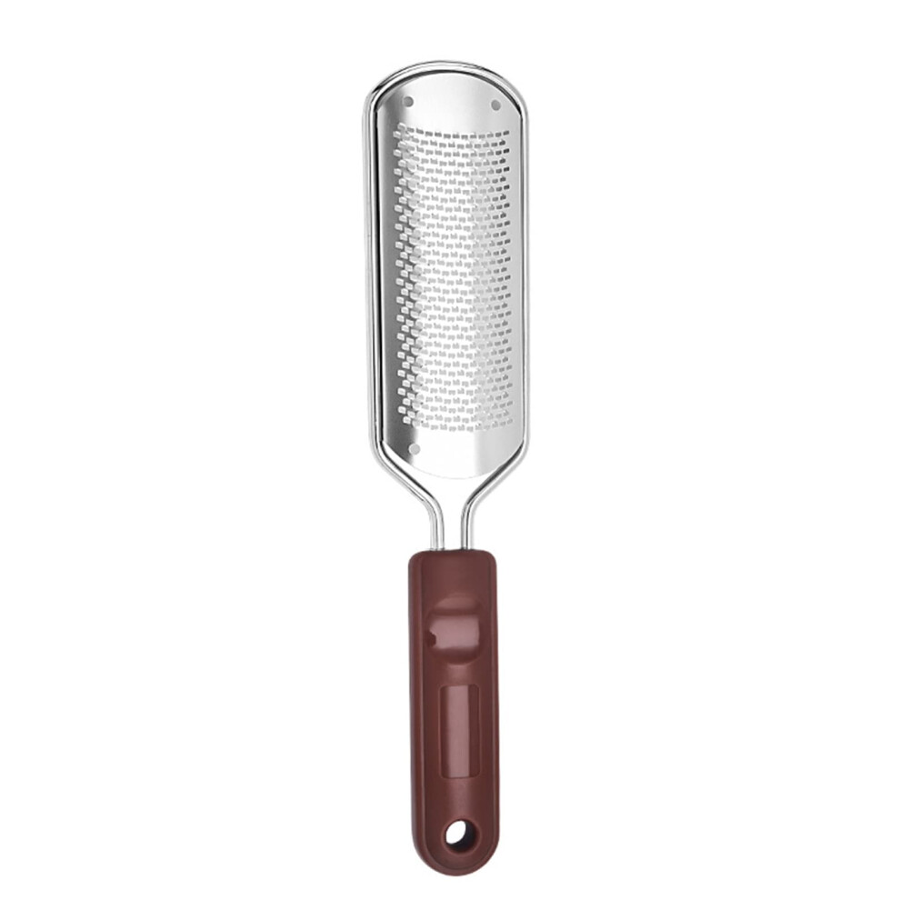 Brown Foot Callus Remover Pedicure Foot File With Dual Grinding Surfaces And Nonslip Handle