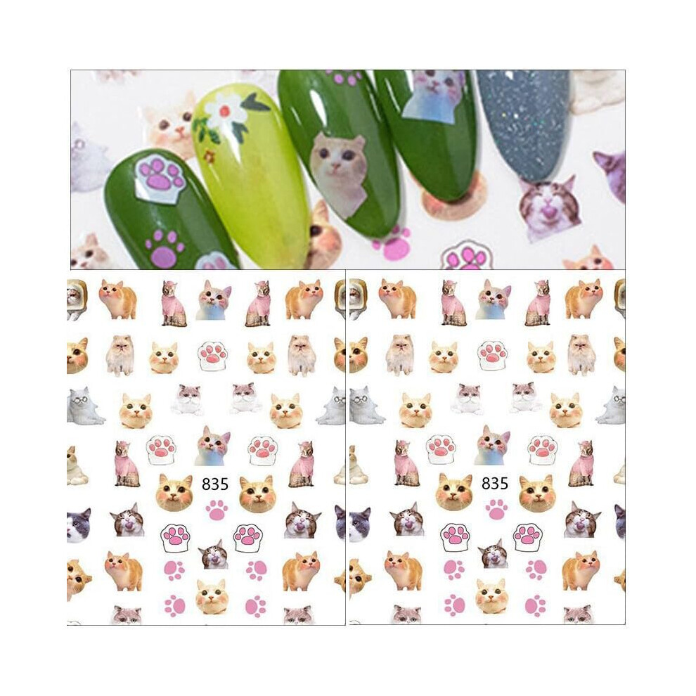 SelfAdhesive Nail Art Stickers Decals, Cute Metallic Designs for Gel Polish, Easy Salon Finish