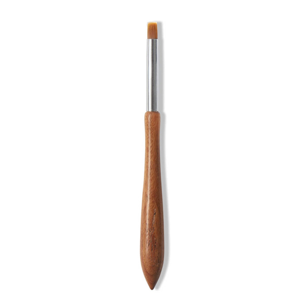 Nail Art Brush Set for Gel and Acrylic with Durable Nylon Bristles and Multiple Tip Sizes