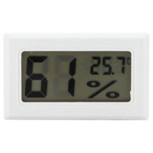 Digitalt termometer, hygrometer, LCD-skærm, Fahrenheit, hurtig respons, indendørs brug, indbygget sonde, temperaturmåling, fugtighedsmåler, nem