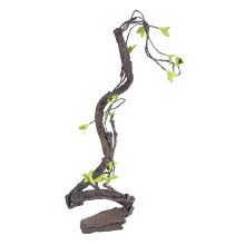 Trepadeira artificial para répteis, galho flexível para decoração de habitat de animais de estimação, ideal para lagartos, cobras e outros