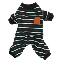 Warme hondenpyjama met open buikgedeelte, veelzijdig en stijlvol hondenpakje, machinewasbaar, lichtgewicht en warme slaapkleding voor kleine honden