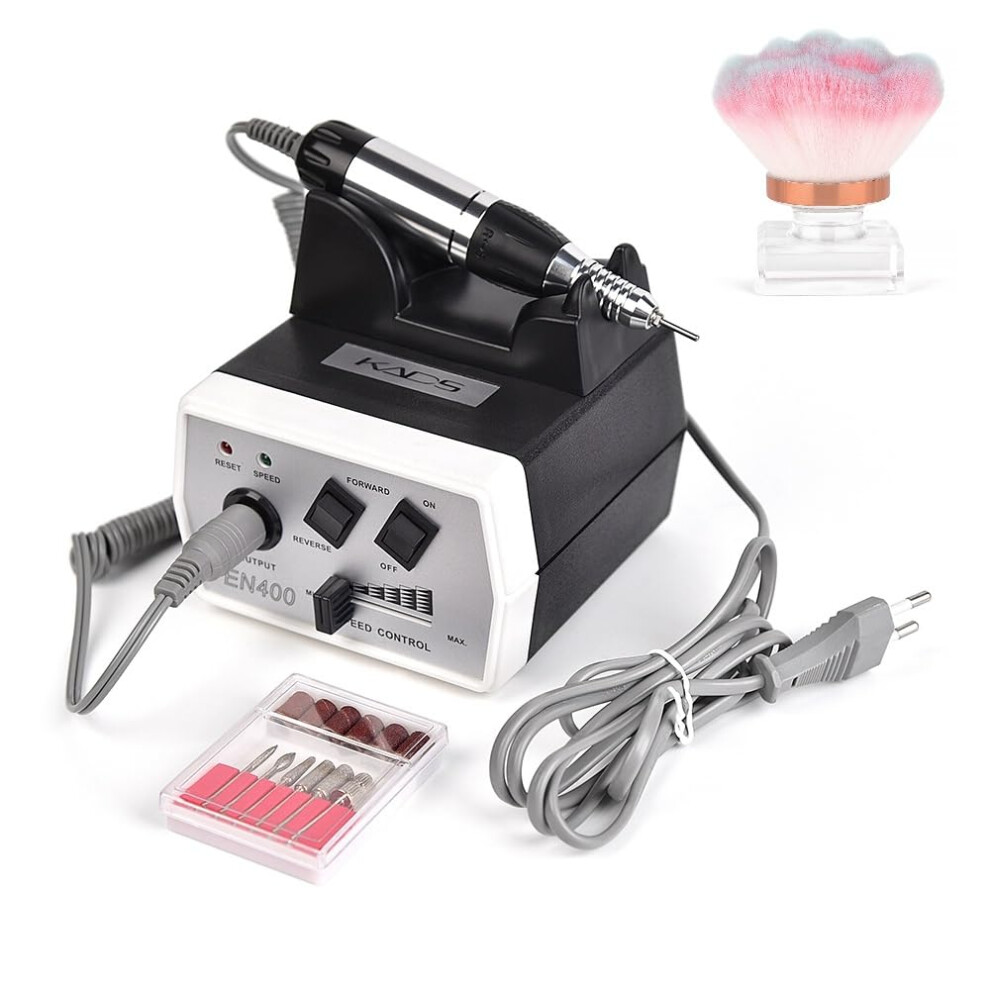Professional Nail Drill Machine 30000RPM Electric Nail File for Acrylic Gel Nails with Dust Brush