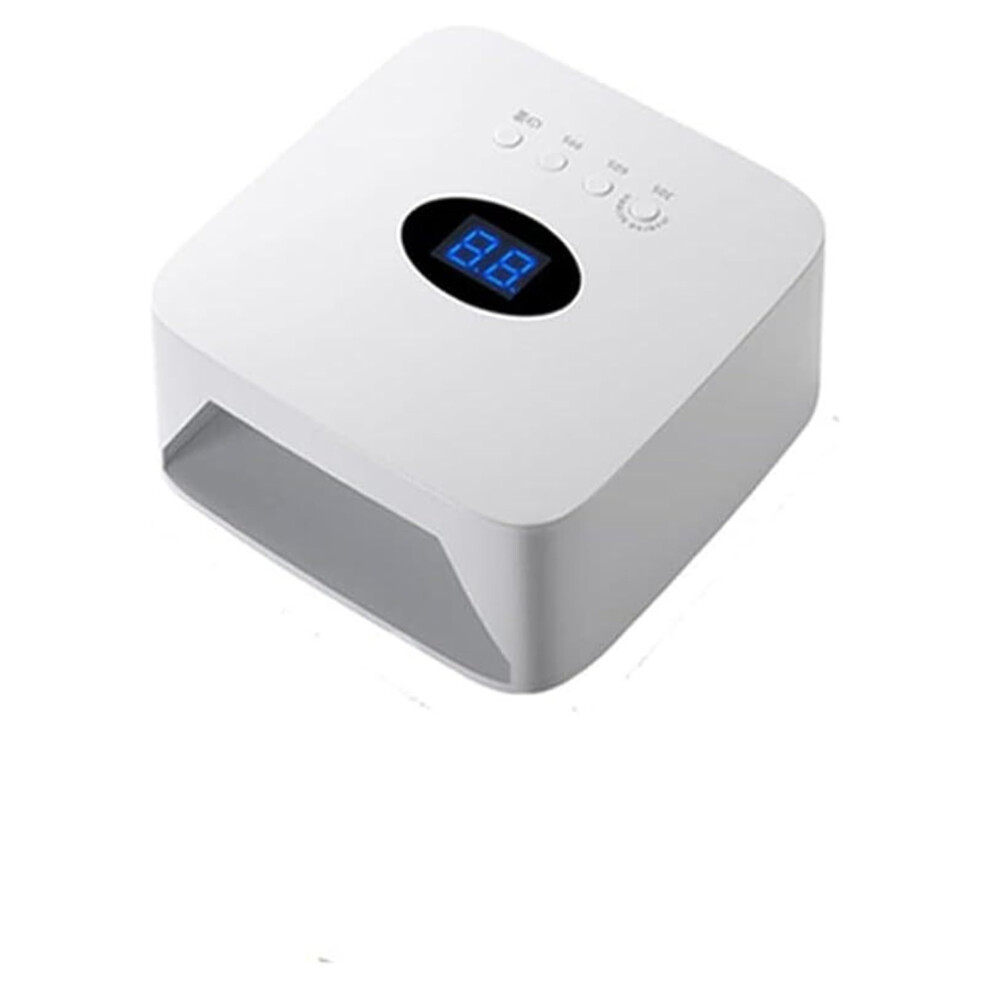 UV LED Nail Lamp 54W Wireless Rechargeable Nail Dryer for Gel Polish with AntiUV Gloves