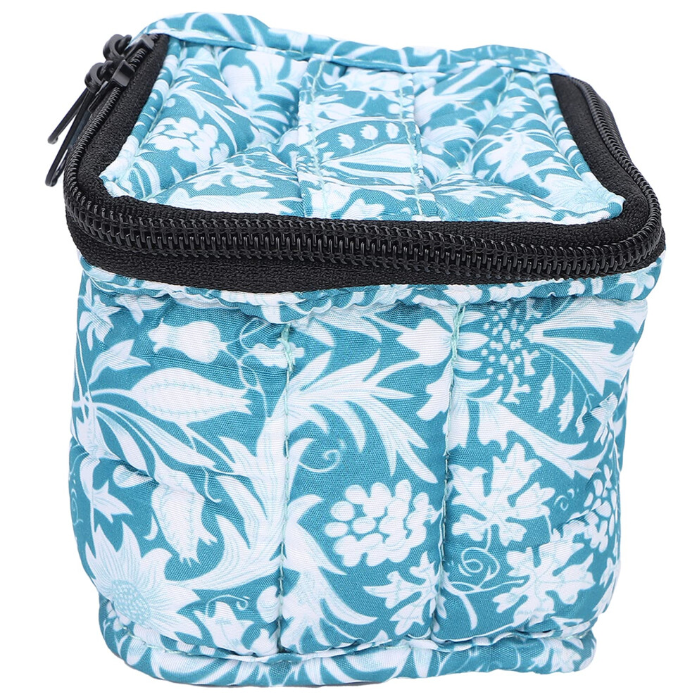Nail Polish Organizer Bag with 9 Compartments, Compact Travel Storage Case for Bottle Holders
