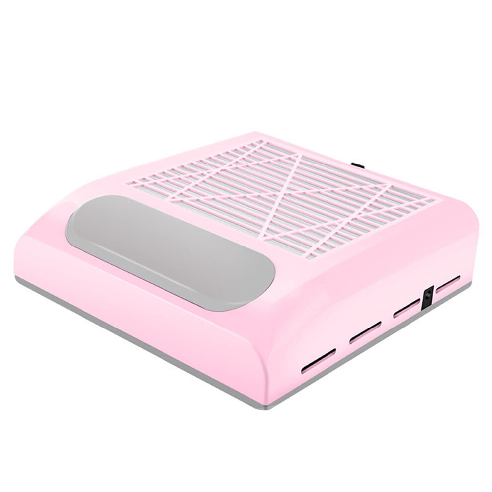 80W Nail Dust Collector For Acrylic Nails, Strong Suction 4500 Rpm, Low Noise 40 Db, Pink 9187378363669