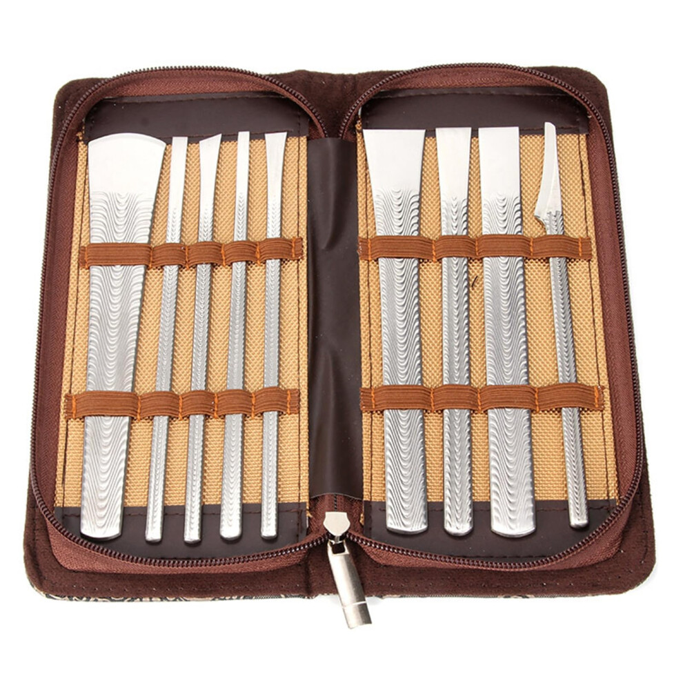 Professional 7PCS Stainless Steel Pedicure Knife Set Ingrown Toenail and Callus Remover Kit with Storage Bag