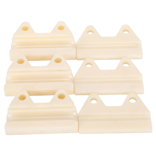 Drawer Slide Guide Bracket Sturdy Plastic Construction Easy Installation Corrosion Resistant Universal Compatibility Drawer Track Support With Screws