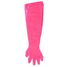 Guantes largos desechables de plástico para el cuidado de animales, suministros de partería, 85 cm, protección multiusos en inseminación