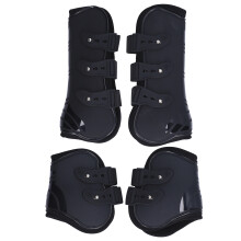 Horse Boots, Secure Leg Protection, Excellent Protection and Support with Long-Lasting Comfort, Lightweight and Tough Open Front Jumping Tendon Boots,