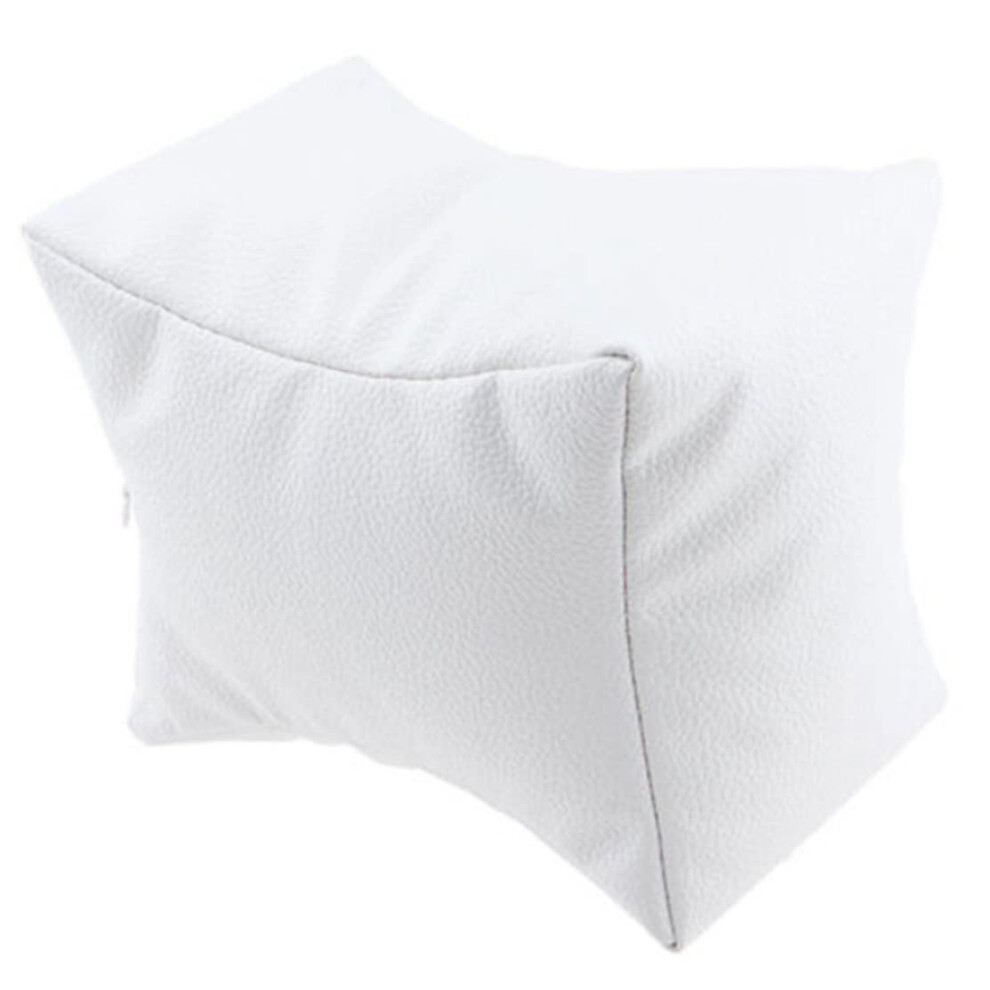 Nail Arm Rest Cushion with Durable PU Leather and Stable Steel Feet for Professional Manicure