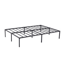 Metal Bed Frame w/ Heavy Duty Steel Slats Support and Underbed Storage Space FLORENCE DOUBLE