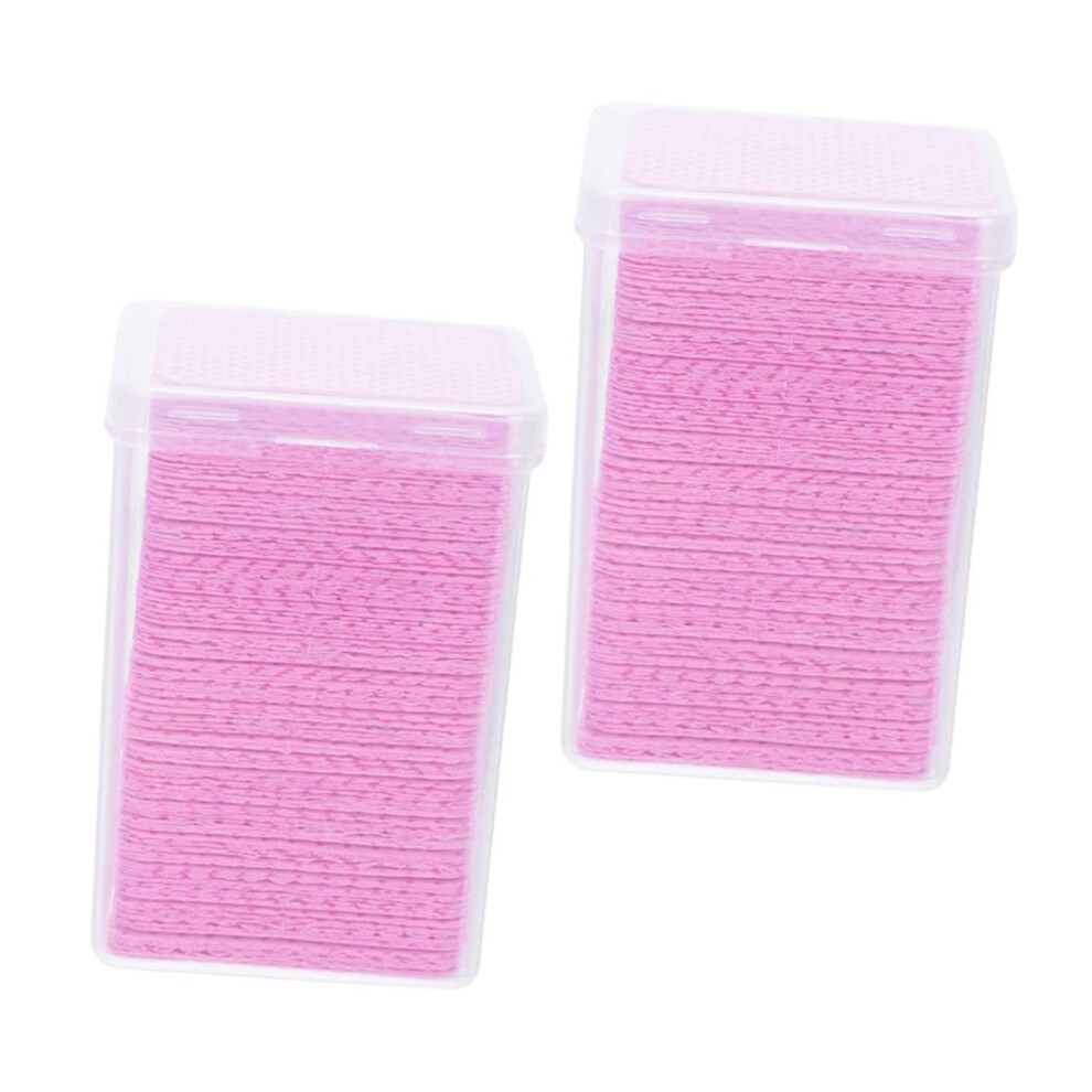 Eyelash Glue Remover Pads 400pcs Lint Cotton Nail Polish Wipes for Salon and Travel Use