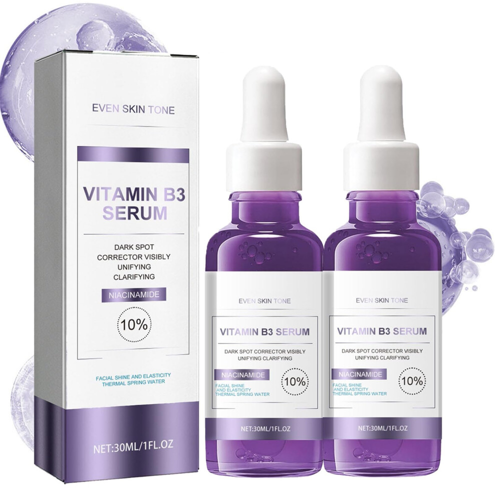 Dark Spot Corrector Serum with Niacinamide for Acne Marks, Uneven Skin Tone and Hydration, 30ml 2PC
