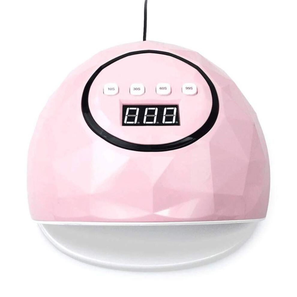 UV LED Nail Lamp 54W Gel Nail Dryer with Timer and Smart Sensor for Manicure and Pedicure