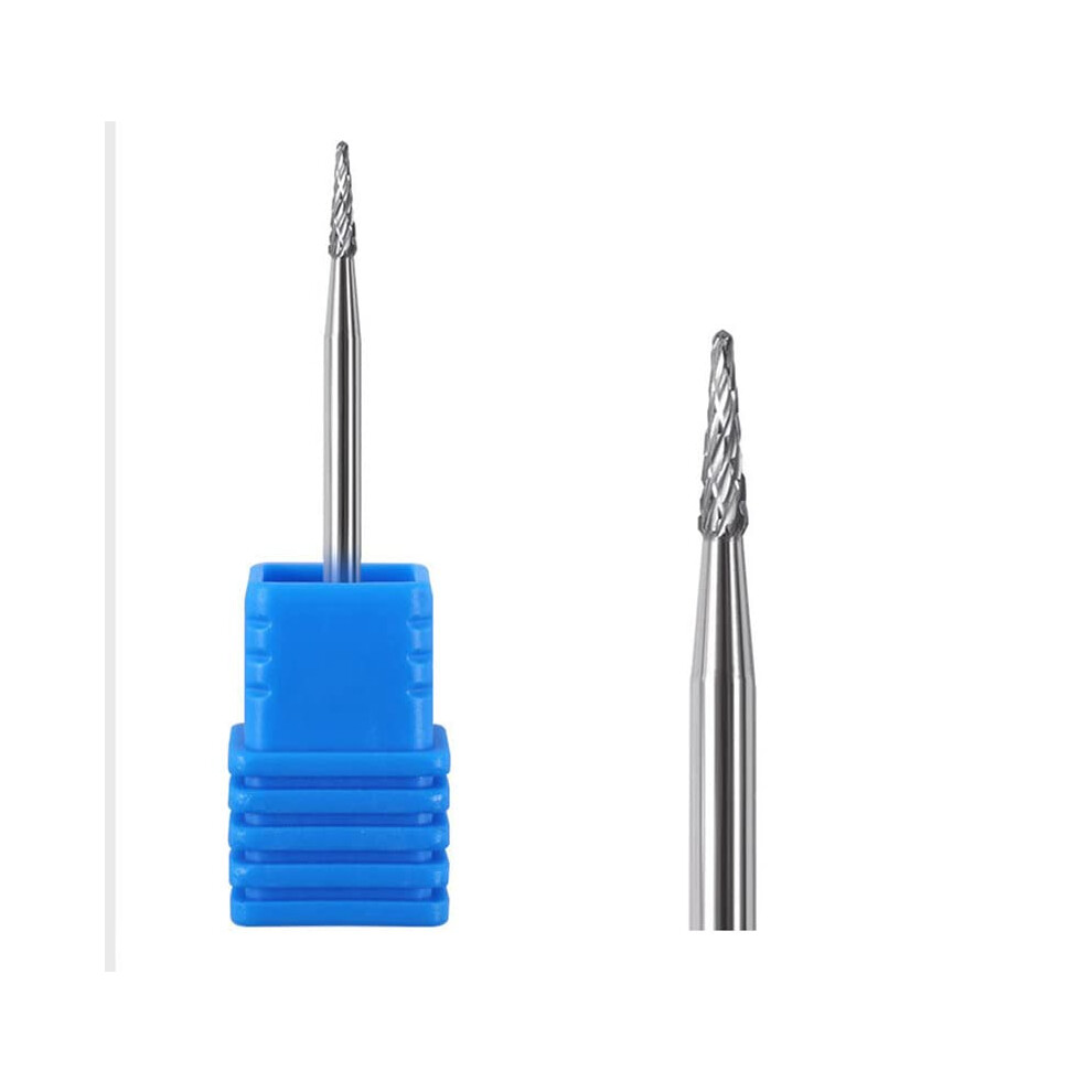 Tungsten Carbide Nail Drill Bit for Acrylic and Gel, Professional Pedicure ES6 Cuticle Cleaner