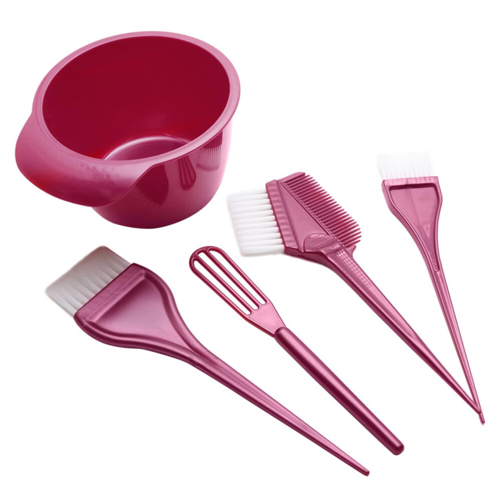 Professional Hair Dye Kit with Bowl Brush and Comb for Even Application and Mixing