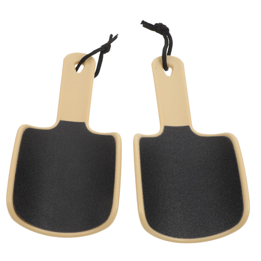 2pcs DualSided Pedicure Foot File for Dead Skin Removal with Ergonomic Grip
