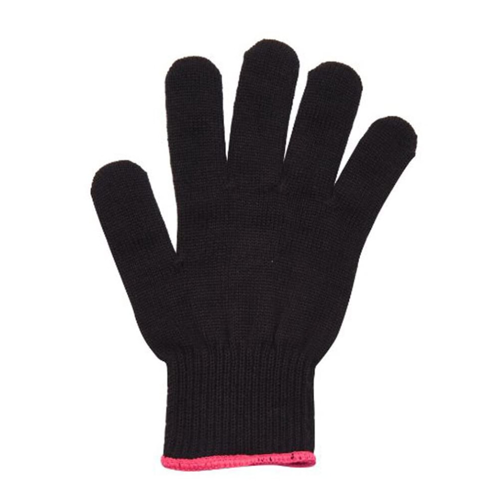 Heat Resistant Hair Styling Glove with Flexible Control and Cotton Anti Scald Design for Curling Wand