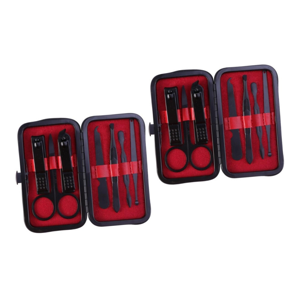 14Piece Manicure Pedicure Set with Case, Nail Grooming Kit for Travel and Home Use