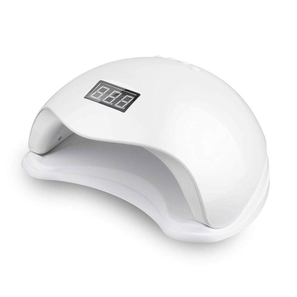 UV LED Nail Lamp 48W Gel Nail Dryer with Timer, Fast Curing, Dual Wavelength for Salon and Home
