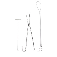 Robuste und langlebige chirurgische Pinzette mit gezahnten Backen, gefertigt aus Edelstahl, vollständig autoklavierbar, hochwertiges Instrument für