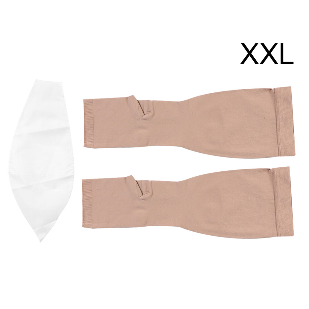 Supportive Arm Compression Sleeve For Lymphedema Seamless Construction With Premium Comfort Clima-Comfort Fabric To Address Upper Extremity Swelling