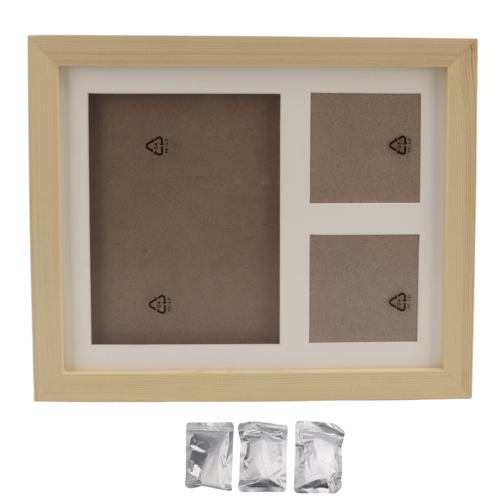 Cast Impression Kit Baby Handprint and Footprint Photo Frame Personalized Memento Non Toxic Clay Newborn Keepsake Box Heartfelt Baby Shower Gift Hassl