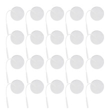 Self Adhesive Electrode Pads for TENS EMS Units, Reusable Electrode Pads Premium Gel Adhesive Non Irritating Universal Fit Soft Comfortable Lead Wire