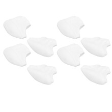 4 Paires de Chaussettes Hydratantes pour Talons au Gel, Soins Spa pour les Pieds, pour Talons Secs et Fissurés