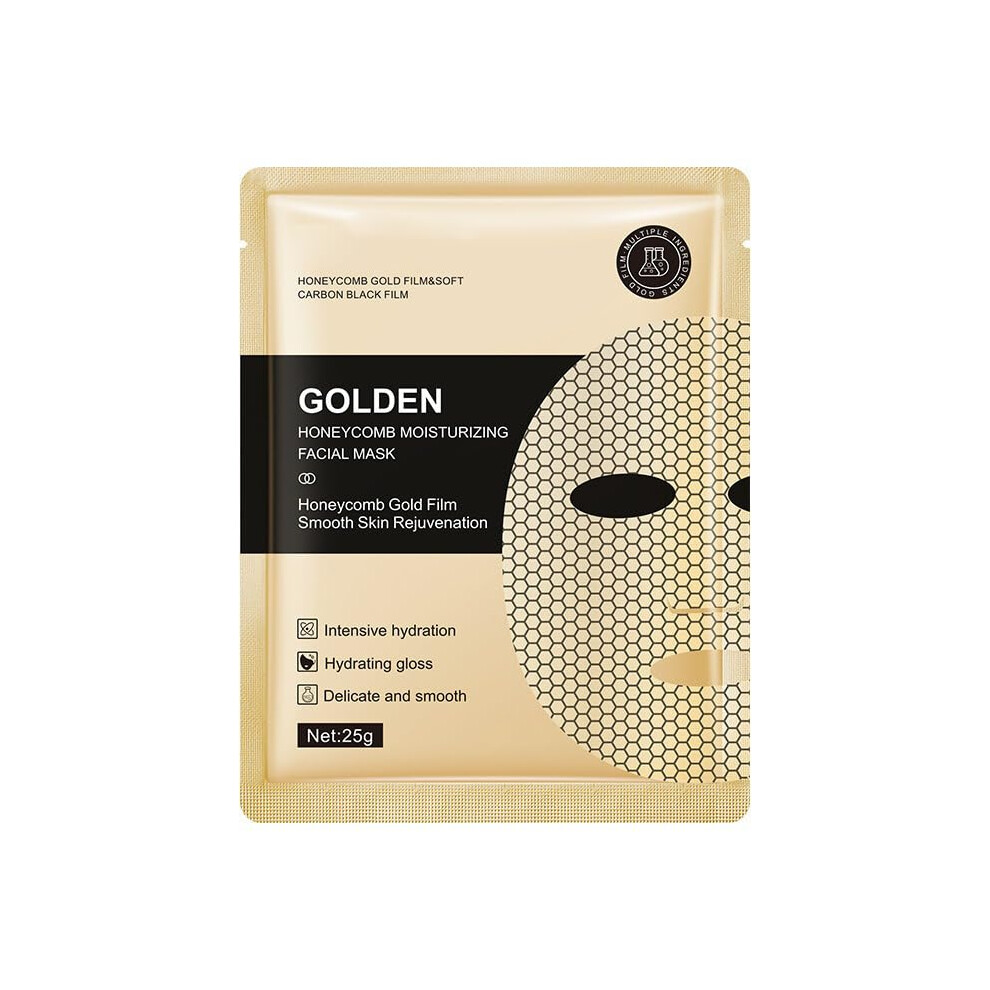 Honey Black Hydrating Facial Sheet Mask 25g x10 Deep Hydration Soothing Nourishment Firming Skin