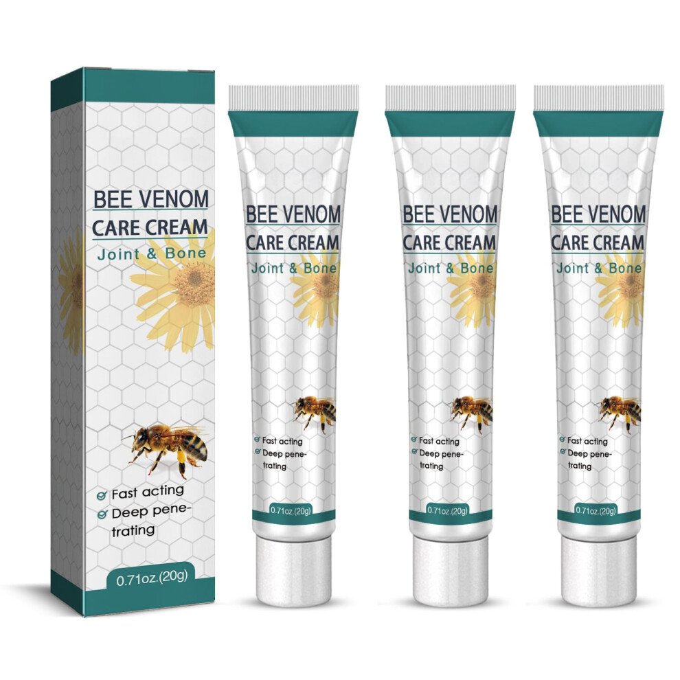 Cream Bee Venom And Propolis Gel For Joint Pain Relief, Fast Absorbing Nongreasy Formula