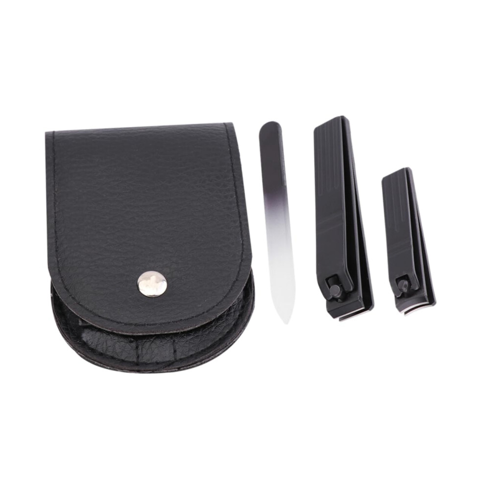 Toenail Clippers for Thick Nails, 3Piece Nail Clipper and Trimmer Set with Ergonomic Grip and File
