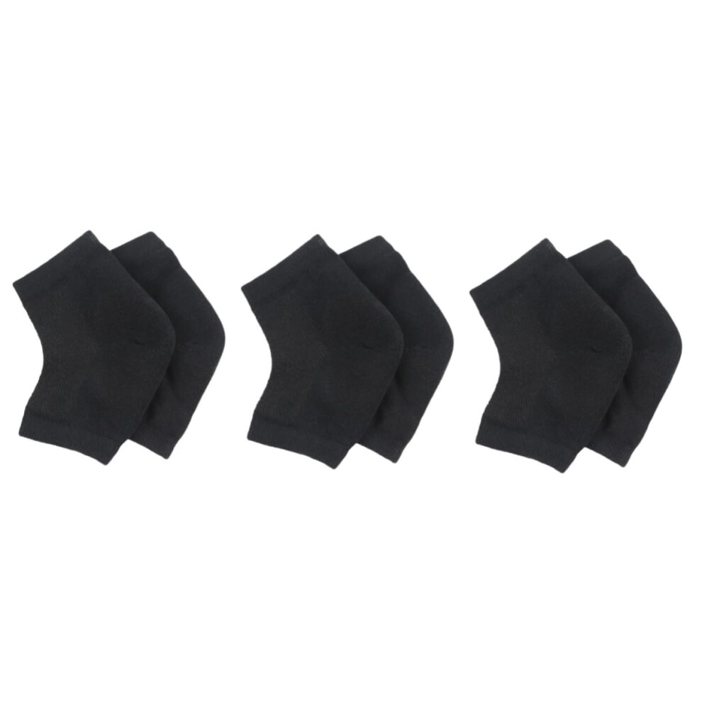 Moisturizing Gel Heel Socks for Cracked Heels with Deep Hydration and Reusable Heel Protector
