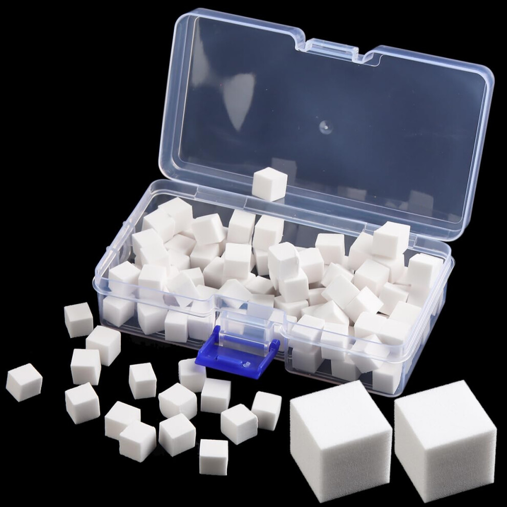 200pcs Mini Ombre Nail Art Sponges with Soft Foam for Precise Gradient and Aura Polish Blending