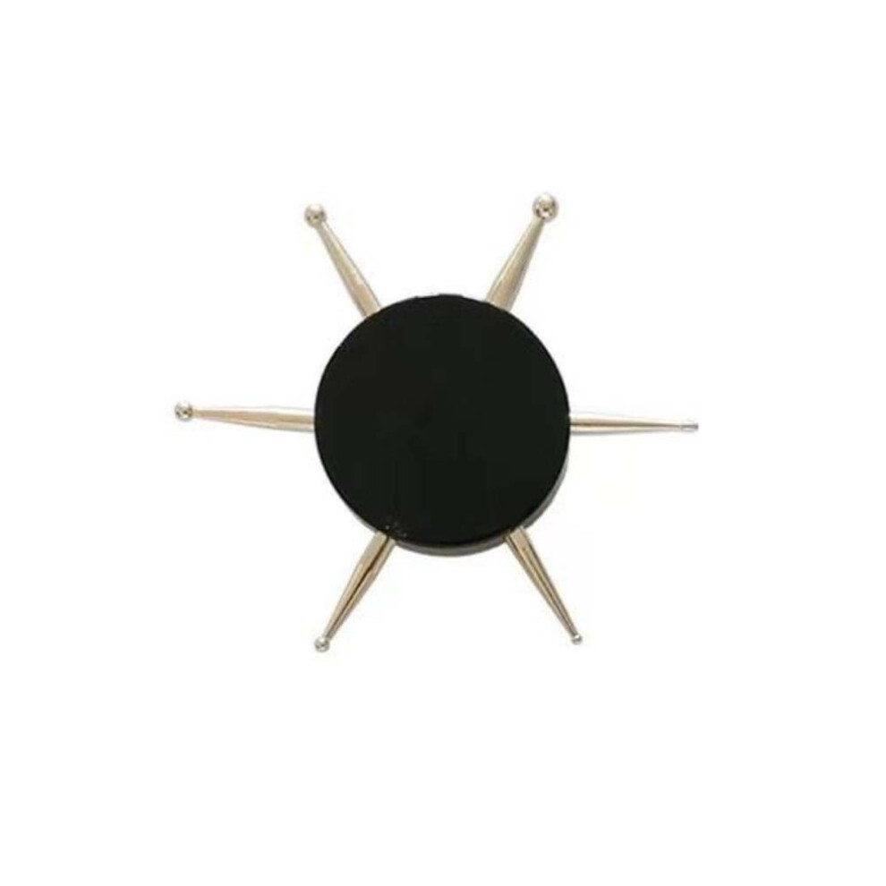 Black Dualended Nail Dotting Tool With Wax Tip Rhinestone Picker For Precise Gel Nail Art