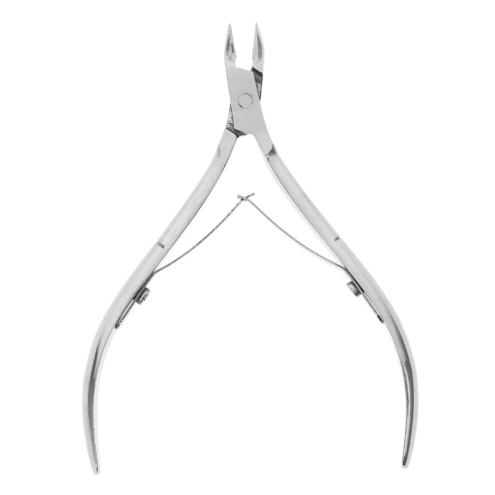 Stainless Steel Cuticle Nipper with Ergonomic NonSlip Grip for Precise Manicure and Ingrown Nails