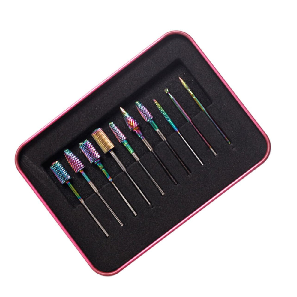 Professional Nail Drill Bit for Acrylic and Gel Nails, Metal Polishing Head for Manicure Pedicure