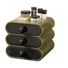 Makeup Drawer Organizers Available in Four Stylish-retro green