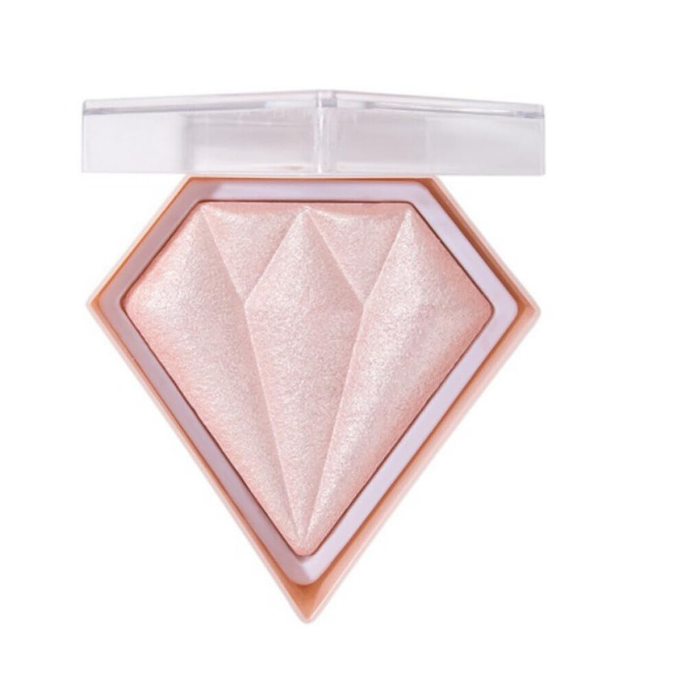Pink Highlighter Palette For Face And Body, Shimmer Glitter Powder Makeup With Buildable Glow