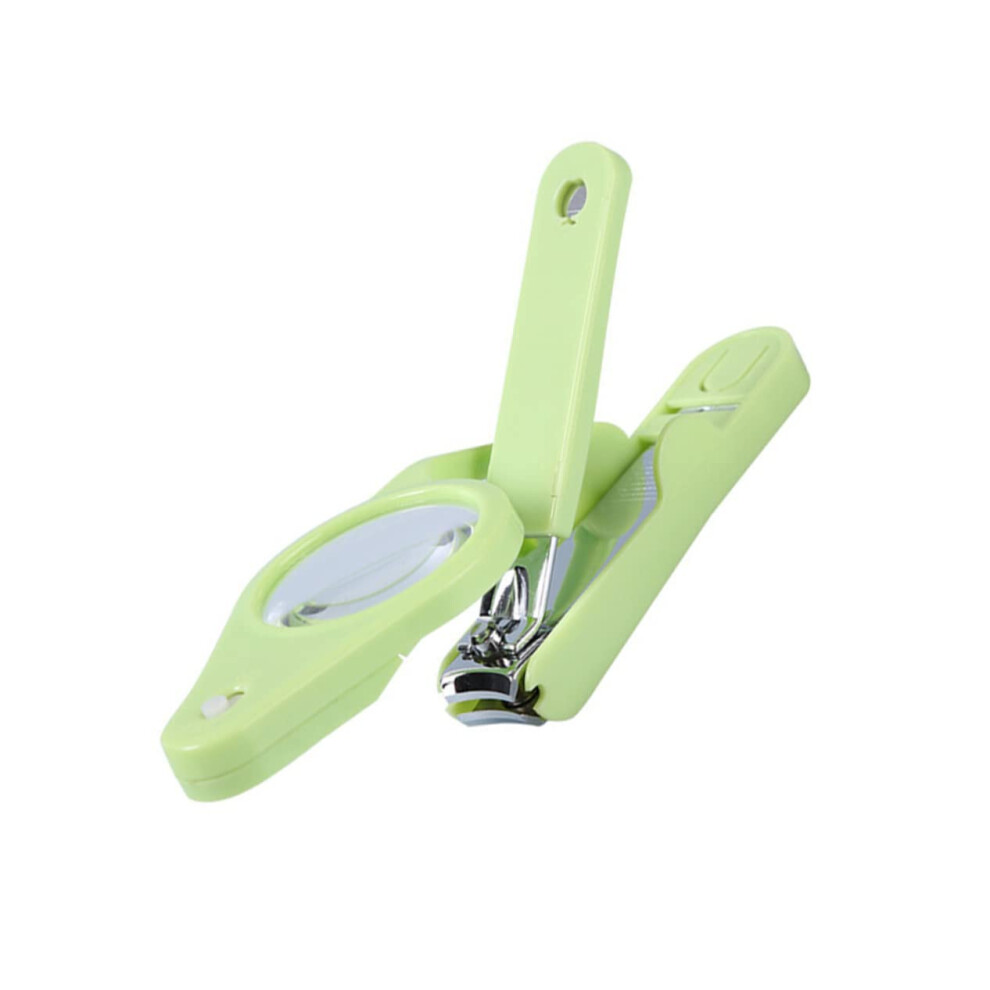 Light Led Nail Clippers With Led And Magnifier, Stainless Steel, Ergonomic Grip For Fingernails And Toenails
