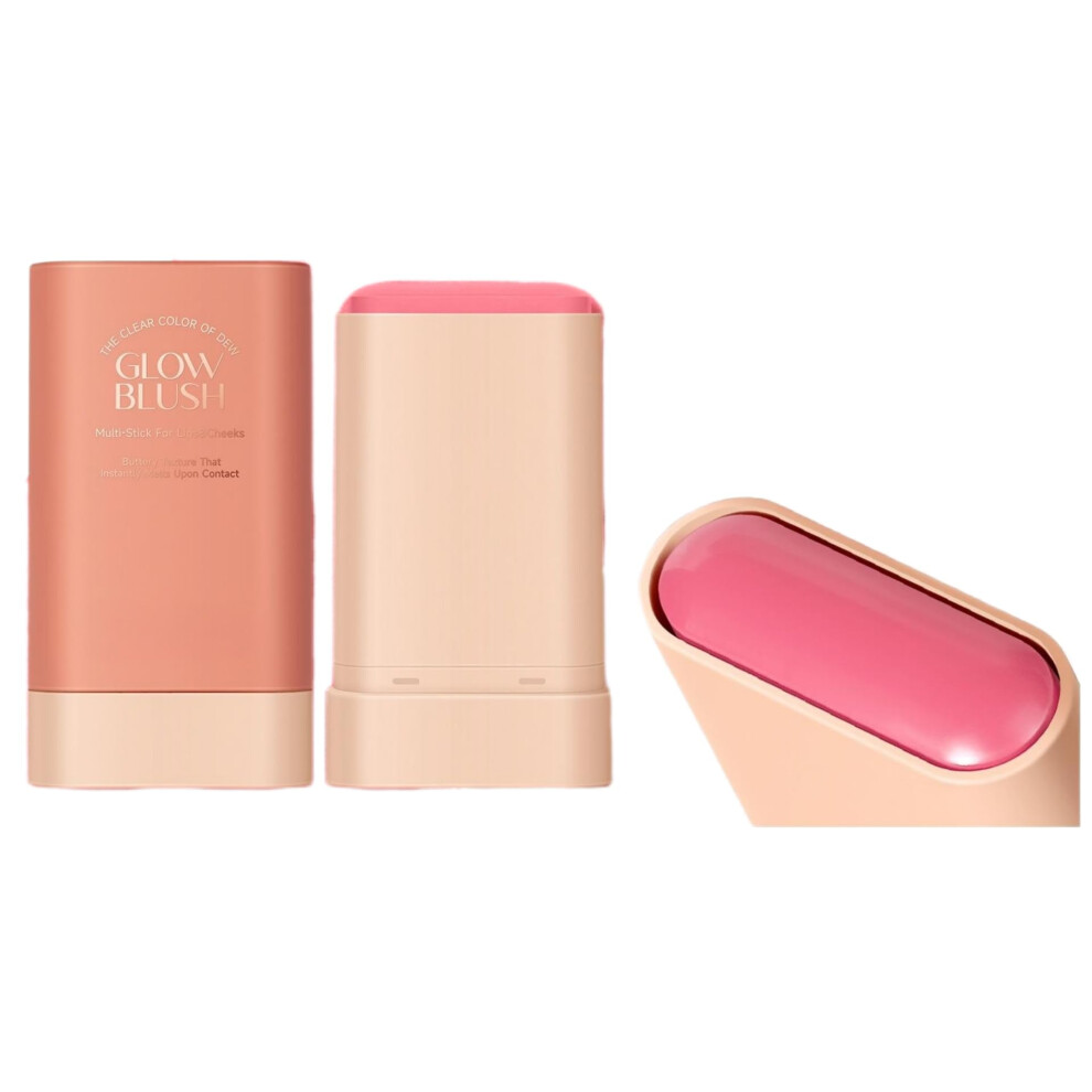 Long Lasting Cream Blush Stick Pink with Smooth Matte Finish and Buildable Hydrating Color