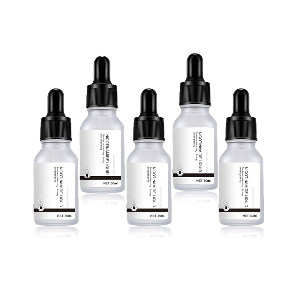 Lactobionic Acid Pore Cleansing Serum for Blackhead Removal and Hydrating Facial Essence, 5 Pack