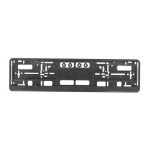 (carbon pattern, 52.5x13.5cm) Durable License Plate Frame License Plate Holder Stylish Registration