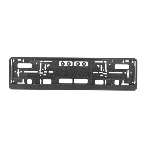 (carbon pattern, 52.5x13.5cm) Durable License Plate Frame License Plate Holder Stylish Registration