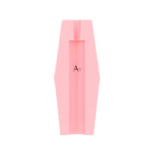 4 in 1 Eyebrow Pencil Sharpener with FourSided Options for Precise Shaping, Pink Compact Design