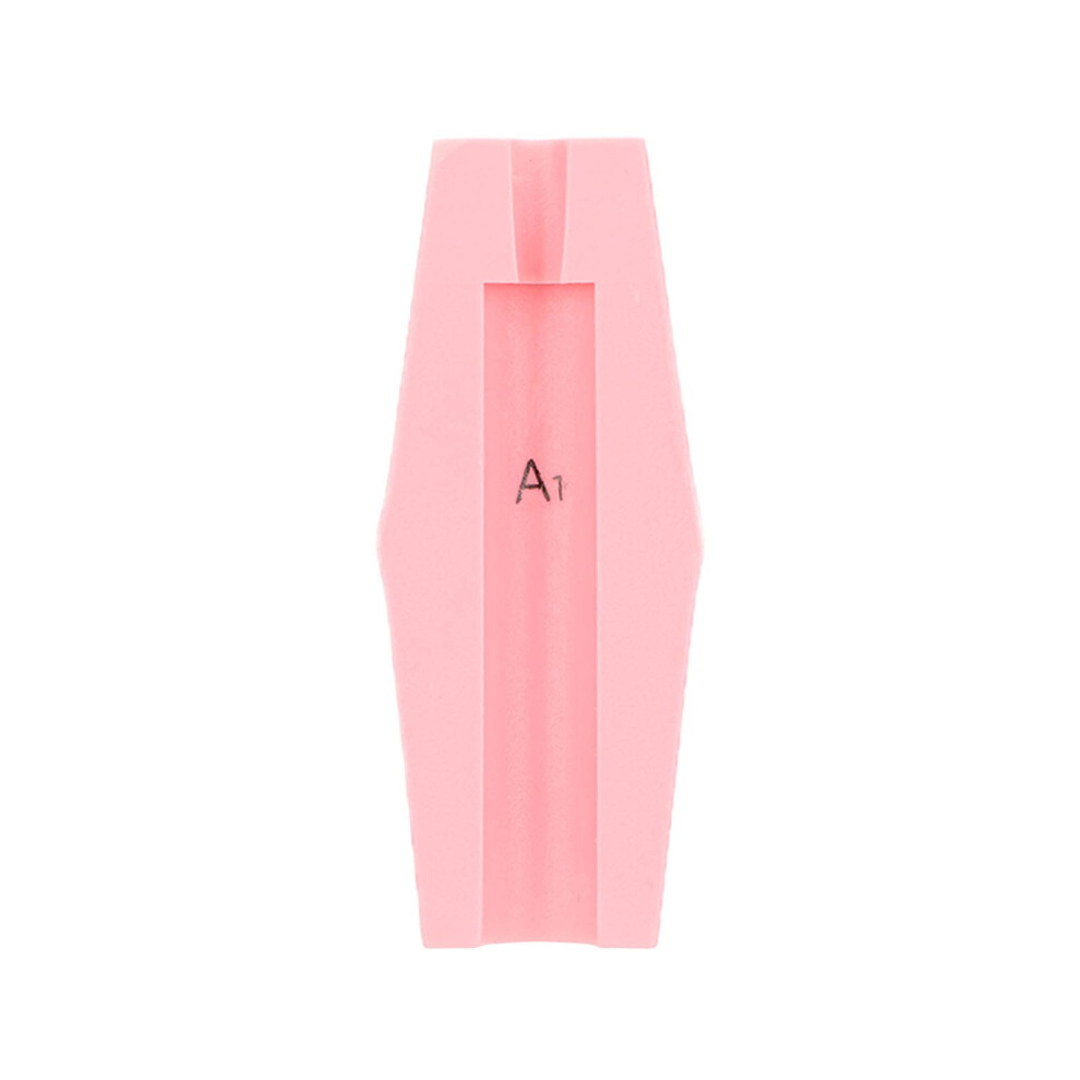 Pink 4 In 1 Eyebrow Pencil Sharpener With Foursided Options For Precise Shaping, Compact Design