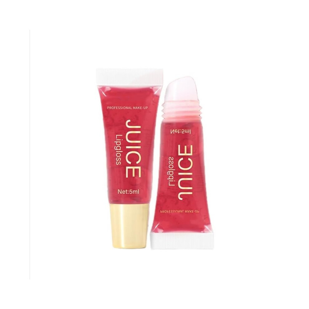 Long Lasting Moisturizing Lip Gloss with Hydrating Plumping Lipstick for Dry Lips  06#