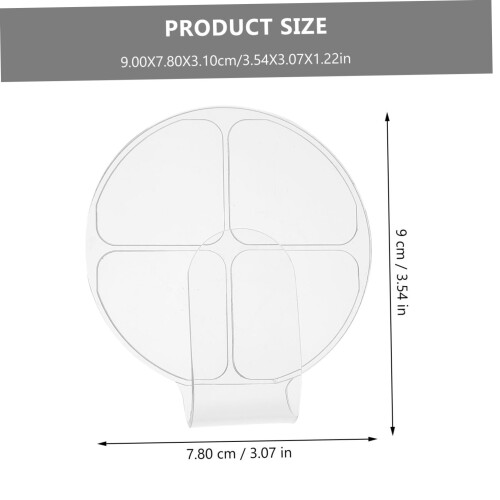 2pcs Makeup Mixing Palette with Easy Clean Surface for Foundation Eyeshadow Lipstick 2